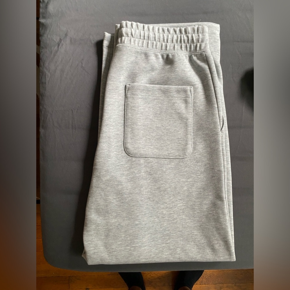 Gray Wide Sweatpants